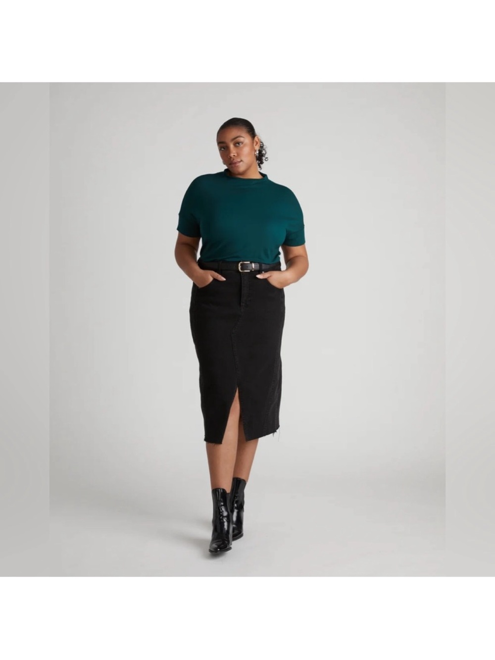 XS -Universal Standard Petra Liquid Jesey Top